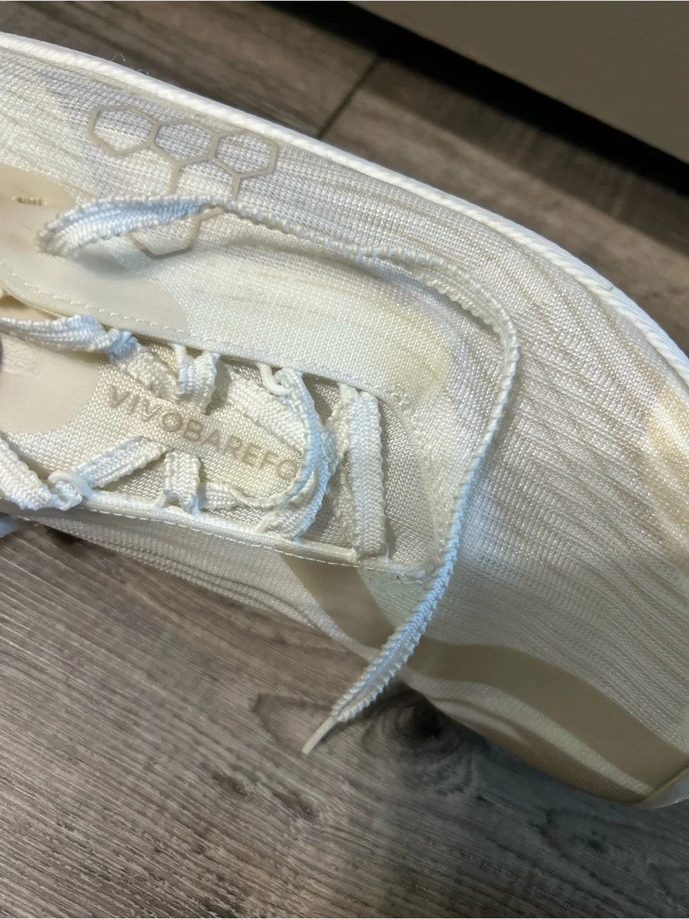 Vivobarefoot Primus Flow sneakers in the Coconut colorway